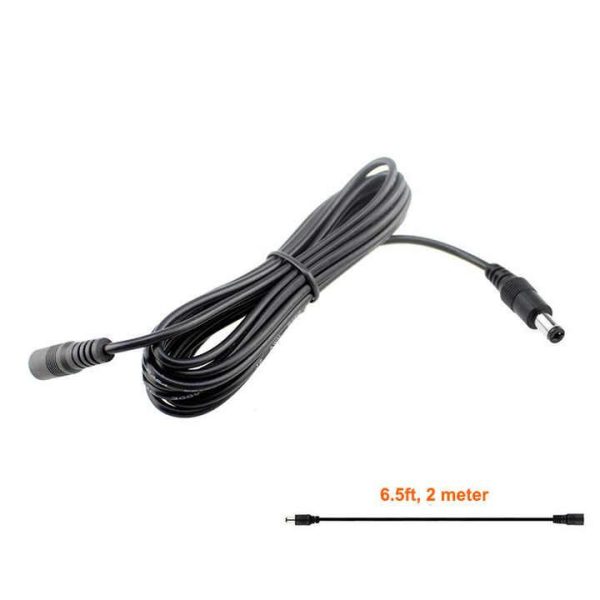 5521 5.5*2.1mm / 5.5*2.5mm Male Female 12V 24V Extension DC Power Cord Cable for CCTV