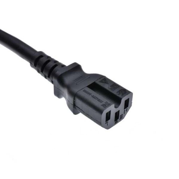 C14 to C15 Power Cord Male to Female PDU Power Extension Cable UPS Power Cord,H05VV-F 3G 1.5MM ,10A, 250V