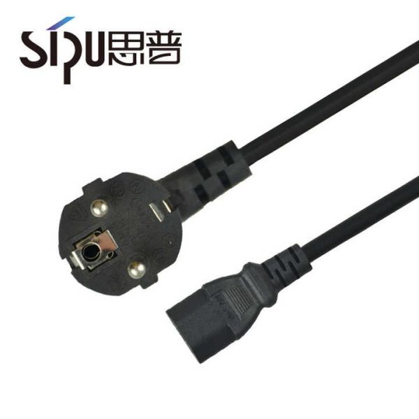 High Quality 2 Pin Ac European Power Plug Cable Wholesale Eu Ac Power Cord for Computer