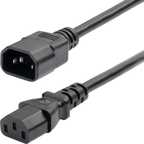 1.8m Power Extension Cord C14 C13 125V 18AWG Extension IEC-320-C14 IEC-320-C13 AC Power Cable for Computer Power Cord