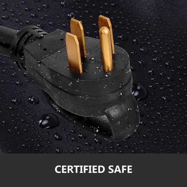 Us Standard 50A Generator Extension Cords NEMA 14-50P--SS2-50R Twist Lock Connector Electrical Extension Cord Black Pvc Copper