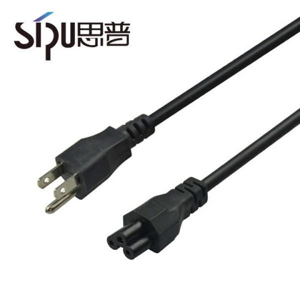 High Quality 220v USA Ac Power Cord 3 Pin Plug Pc Projector Computer Power Cable Us