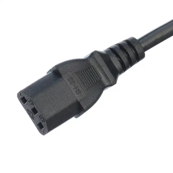 Euro Standard Ac 3 Pin Power Cable Cord 230v 10a Plug to Iec320 C13 C15 Ac 12a 250v Electrical Power Cord with H05vv f 3g1 0mm2