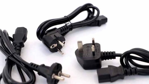 Universal AC Power Cord with Hand Switch - UK/US/EU/AU Plug, 250V 1.5m PVC Copper Cable, BSI Certified IEC & CEE Connectors