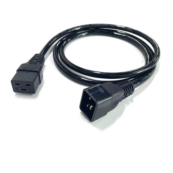 C19 to C20 Power Cord Three Cores Power Extension Cord IEC C20 Male to IEC C19 Female Power Cord for Home Appliance