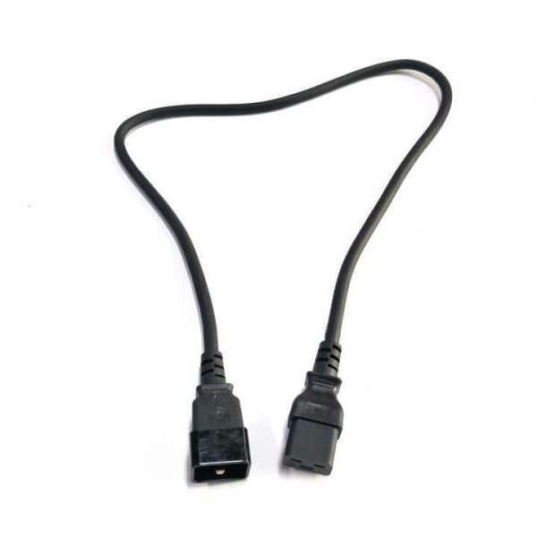 C19 to C20 Power Cord Three Cores Power Extension Cord IEC C20 Male to IEC C19 Female Power Cord for Home Appliance