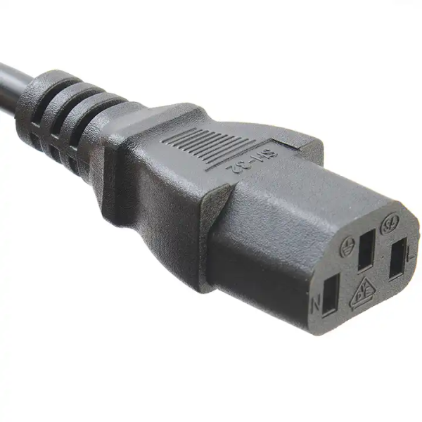 Euro Standard Ac 3 Pin Power Cable Cord 230v 10a Plug to Iec320 C13 C15 Ac 12a 250v Electrical Power Cord with H05vv f 3g1 0mm2