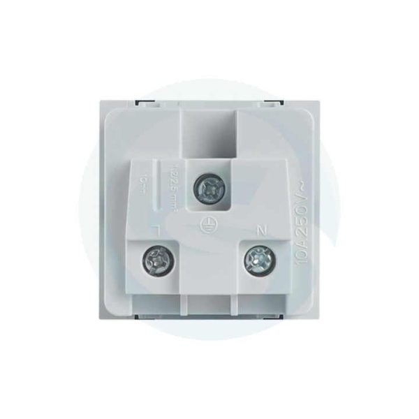 Swiss Standard Ceramic Wall Modular Sockets White Plastic PC Modular Switch Socket Power Supply Outlet Plugs & Sockets