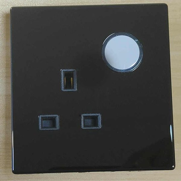 Home EU US Socket Light Wall Socket 220V 15A Electrical Socket Wall