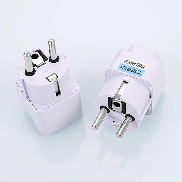 Germany French Plug Adaptor Universal Travel Adaptor Double Adapter Plug Socket Travel Conversion Plug