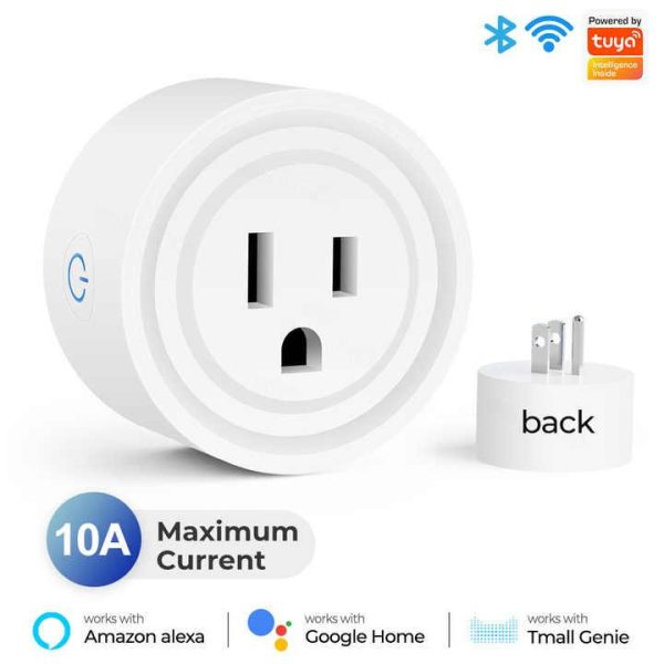 Tuya Wifi Socket Smart Plug Mobile Phone Voice Timing Switch On/Off Device Anglo-European Regulations Brazilian Regulations