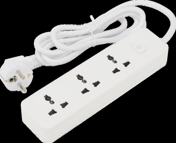 ODM OEM Universal Power Strip with EU/UK/US Plug Custom Plug Copper Wire Cable PP Extension Socket for Home and Office Use