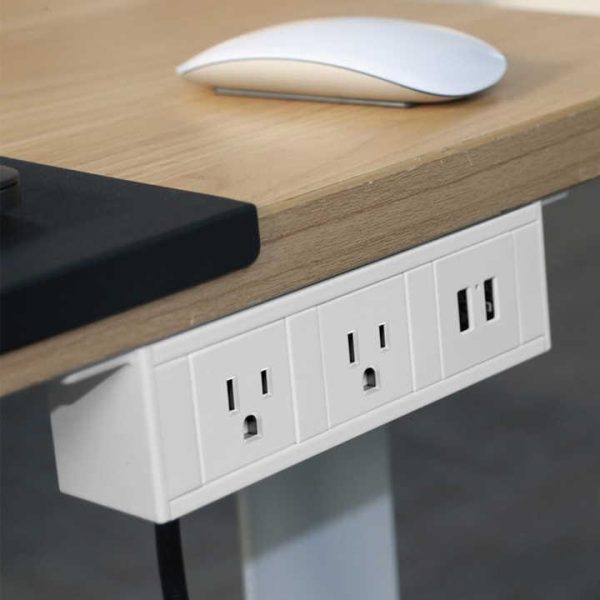 Under Desk Power Sockets Outlet Tabletop British UK Plug with Usb Ports Under Table Socket