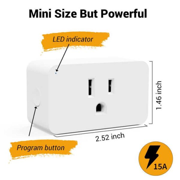 ETL FCC Matter Plug Siri Google Alexa Voice Control Smart Home Life WiFi Matter Smart Plug Remote Control Smart Socket Plug