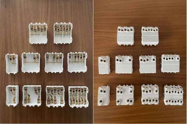 Uk Standard Factory Wholesale ODM/OEM PC 13/15/16A Standard Power 1/2/3/4 Gang Wall Switch Uk/universal Socket With Light