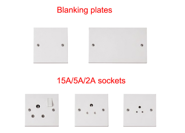 Abuk White Bakelite Uk Wall Switched Socket Push Button 13a 250v Electric Socket Home Metal With Neon