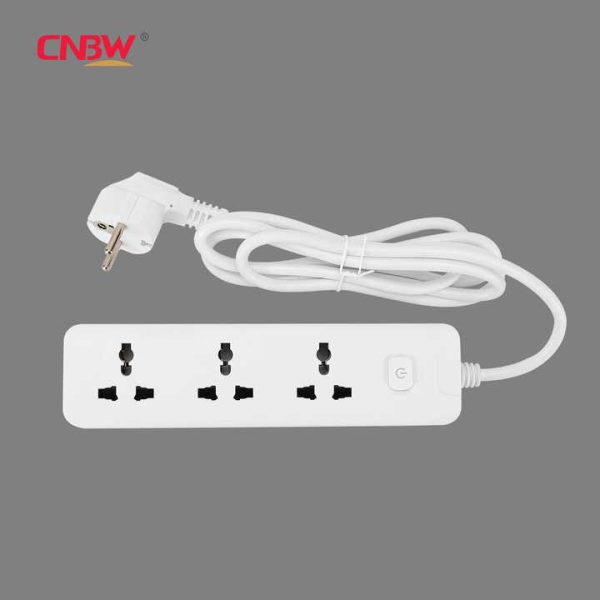 Universal Power Strip with EU/UK/US Plug Custom Plug Child protection Pure Copper Wire Extension Socket for Home and Office Use