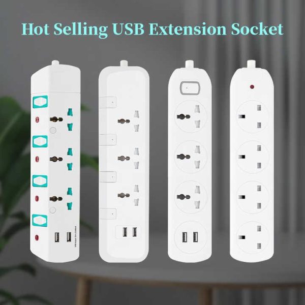 2024M Asia Iraq Africa Universal Electric Power Multi Extension Socket