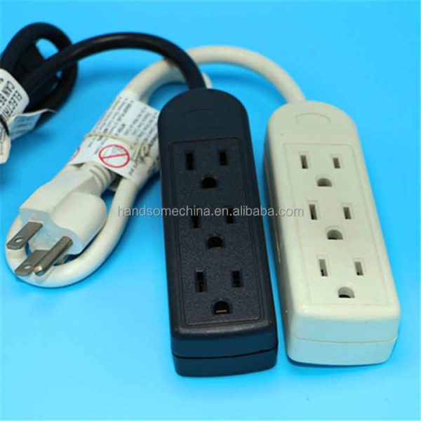 Factory Wholesale Competitive Price SJT 16AWG Usa 3 Outlet Travel Electrical Surge Protector Electrical Power Strip