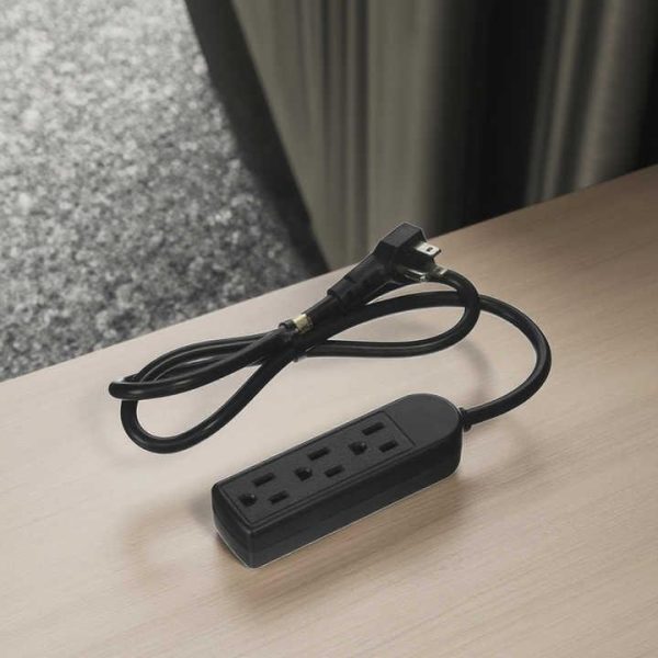 Factory Wholesale Competitive Price SJT 16AWG Usa 3 Outlet Travel Electrical Surge Protector Electrical Power Strip