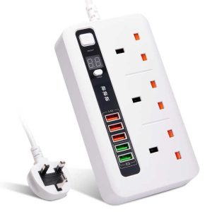 Factory Produces Various Timing Ac Power Sockets High-power 3000w Power Strip With Usb Fast Charging