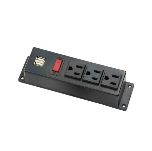 Factory Price Hot Selling US Model Recessed Power Strips Socket With Dual USB Premium Quality Product