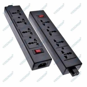 Laboratory Power Supply Strip Overload Protector ,PDU Strip With Safety Shutter Universal Outlet Extend With IEC320 C13 Outlet