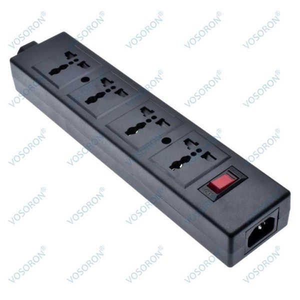 Laboratory Power Supply Strip Overload Protector ,PDU Strip With Safety Shutter Universal Outlet Extend With IEC320 C13 Outlet