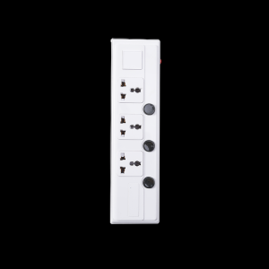 UK High Power 3-5-Outlet Power Strip Universal Extension Sockets ABS 3m