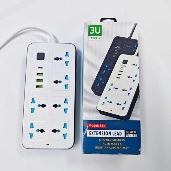 Multi Tap Universal Plug EU US UK Outlet Power Strip With 1.2m 2m Extension Cord AC Type C USB Port Charge Electrical Socket