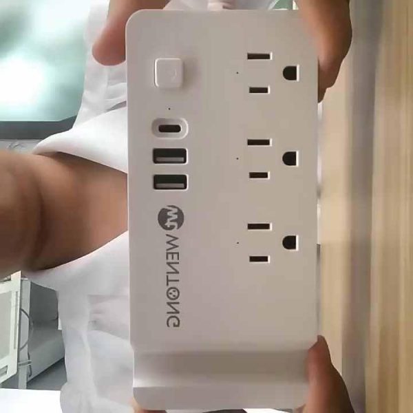 Universal Input Smart Power Strip with 30W Fast Charging Dual USB-C & USB-A Ports, 3/4 AC Outlets, 10A 1250W for Home Office Use