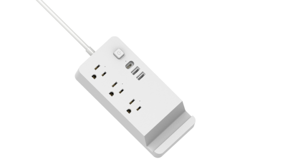 US Standard Smart Power Strip with 30W Fast Charging USB a & TYPE C Ports 125V 10A 1250W Extension Socket