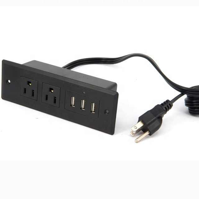 High Quality Safety Surge Protector Europe Electrical Socket Power Strip for Office