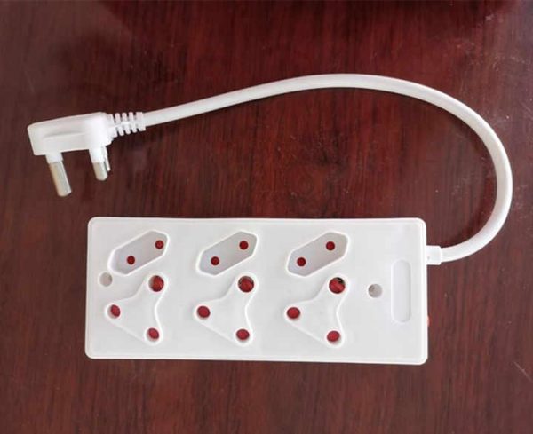 New Style 3 Ways South Africa Extension Socket Power Strip 3 Outlets/extension Power Strip