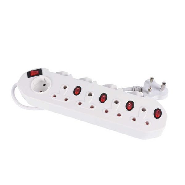 Popular South Africa Power Strip Independent Switch 4 Way Sockets and EU 5 Way Sockets