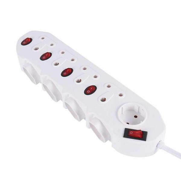 Popular South Africa Power Strip Independent Switch 4 Way Sockets and EU 5 Way Sockets