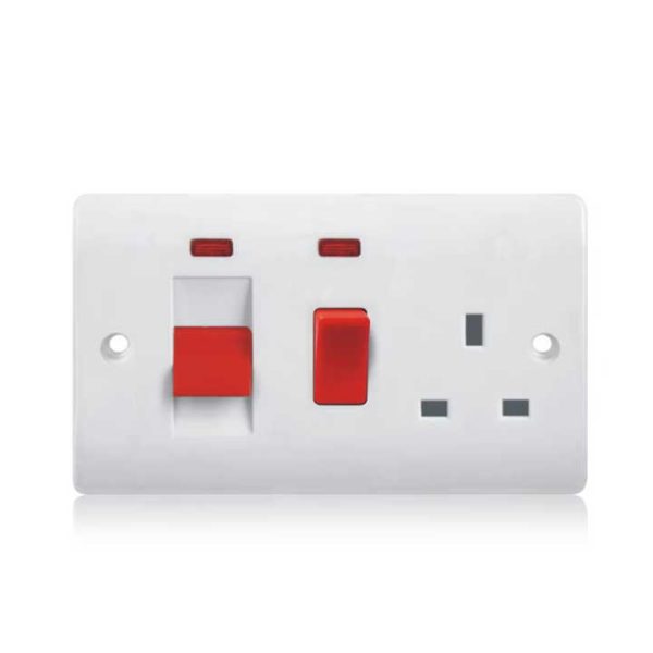 Factory Direct Wall Mounted Double Usb Electrical Switch Socket Outlet High Power Wall Mounted Switch Socket