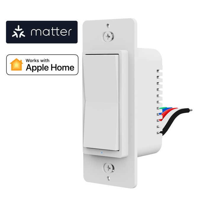 WiFi Matter Compatible Wall Switch Smart Home Automatic LED Dimmer Remote Controller Switch