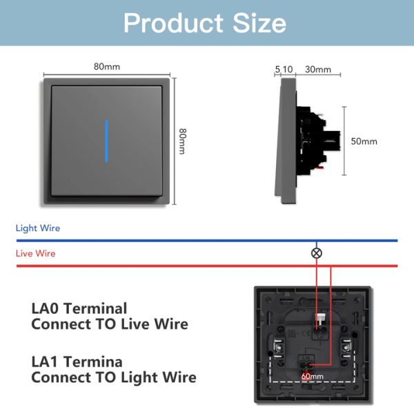 2025 NEW Fast Wiring Colorful PC Matte Panel Europe Power Outlets Push Button Electric Wall Socket and Neon Light Switches