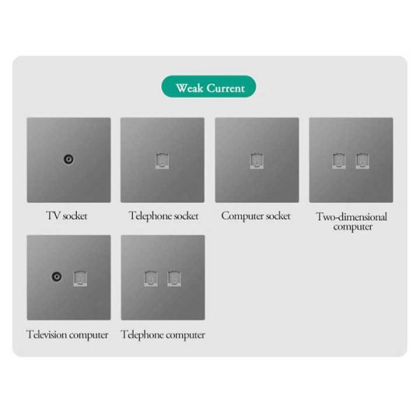 Factory Modern Switch Electrical Sockets Switches UK Standard Electric Accessories for House 3 Gang 1 Way Wall Switches