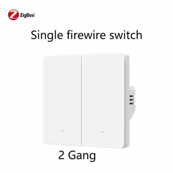 Tuya Smart Zigbee Wall Light Switch Presence Sensor Electrical Outlet Switch No Neutral No Capacitor Required Alexa Google Home