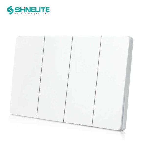 SHINELITE 2025 Factory Price Popular New Design Super Slim Panel 3x6 Plate 16A 6 Gang Electrical Wall Light Switch