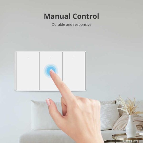 Zemismart Tuya Zigbee Wall Light Switch With Neutral Push Button Interruptor Wall Switches 1 2 3 4 6 Gangs Alexa Home Assistant