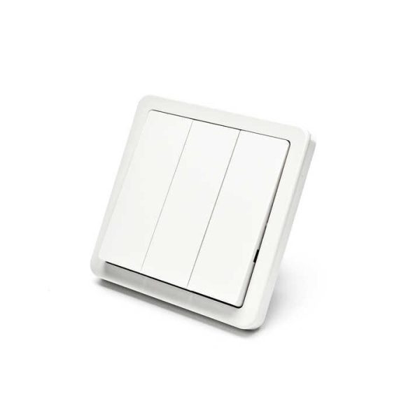 Intermediate UK Standard 3 Gang 1 Way Light Switch Surface Mounted Home Durable Power Electric Wall Switches For Home Use